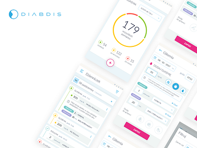 Diabdis - diabetes app diabetes mobile app ui ux
