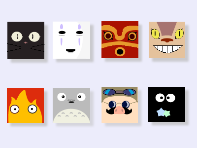 Studio Ghibli Icon Set