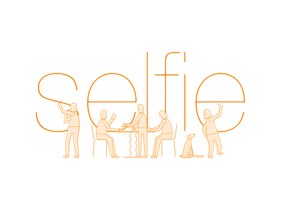 Selfie Illustration illustration selfie