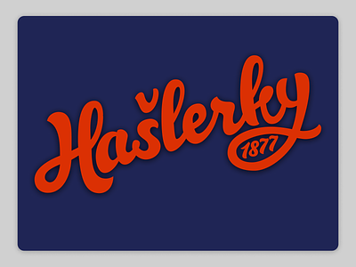 Haslerky rebranding brand design brand identity branding custom font custom type custom typography font font design lettering logo logo design logodesign logos logotype type typo typographic typography