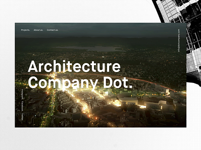 Dot. Main Page. Behance Presentation amazing behance colors design simple webdesign work