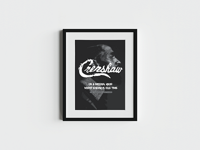 Crenshaw Poster - Nipsey Tribute design graphic design poster