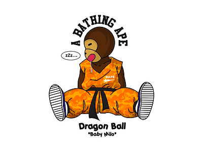 Baby Milo * Dragon Ball Illustration apparel design graphic design illustration