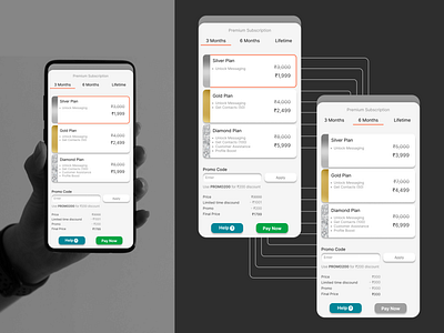 Payment screen re-design