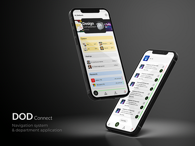 DOD Connect app design college design edtech mockup ui uiux university