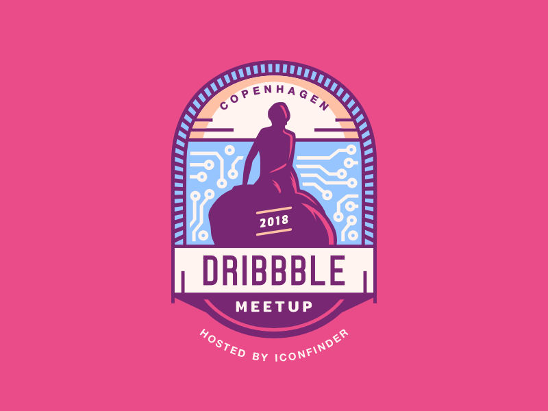 Dribbble x Iconfinder Meetup Copenhagen 2018 dribbble meetup dribbble meetup mermaid copenhagen