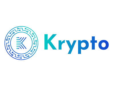 Krypto Logo branding graphic design logo