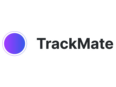 TrackMate Logo branding graphic design logo
