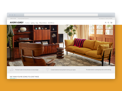 E-commerce Homepage Design ecommerce productdesign ui ux web design