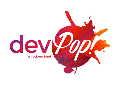 DevPOP! Logo coding identity logo non profit