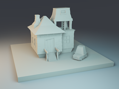 WIP. blender 3d illustration