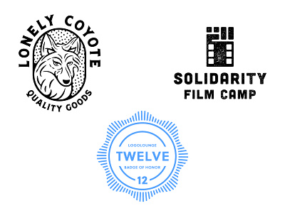 Logo Lounge Book 12 coyote film logo logolounge solidarity