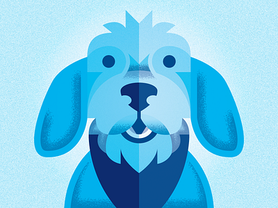 Blue Dog by Tracy Niven on Dribbble