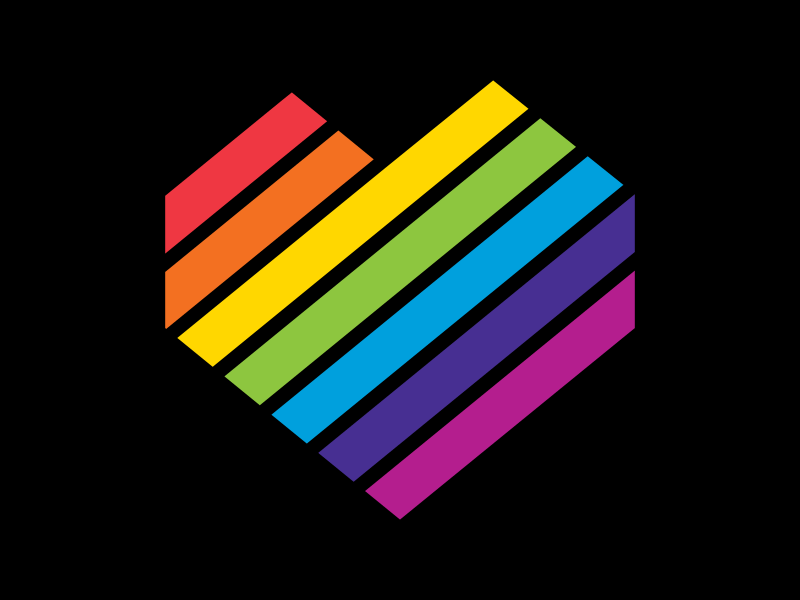 Happy Pride! gay heart lgbtq pride