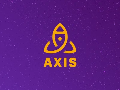 Axis Logo axis daily logo challenge logo rocket rocketship space