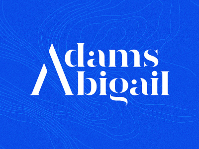 Adams Abigail branding daily logo challenge fashion wordmark