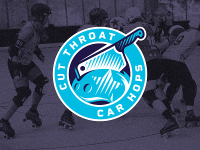 Cut Throat Car Hops - Roller Derby Logo