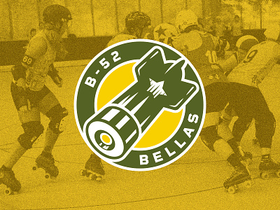 B-52 Bellas - Roller Derby Logo