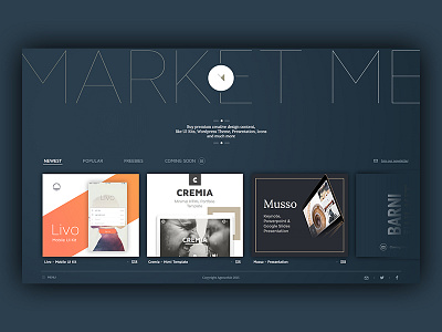 MarketMe agency icons market me products template ui ui kit ux wordpress