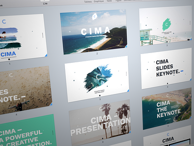 Cima Slides Presentation agency google keynote market me powerpoint presentation product slides ui ux