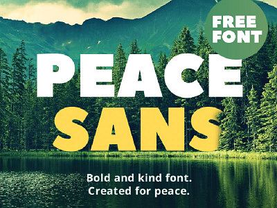 Peace Sans Freebie download font free freebies market me resources