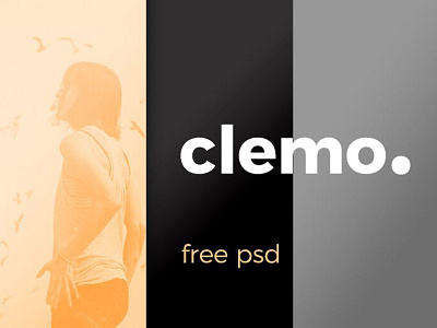 Clemo Psd Template Free download fonts free freebies icons market me premium resources ui uikit wireframe