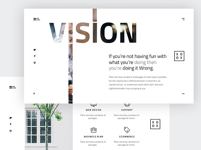 XOXO - Minimal presentation template