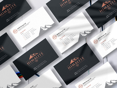 Himalite Business Card Design branding business brand business card business design card design design desktop graphic design illustration logo print print design stationary design ui vector