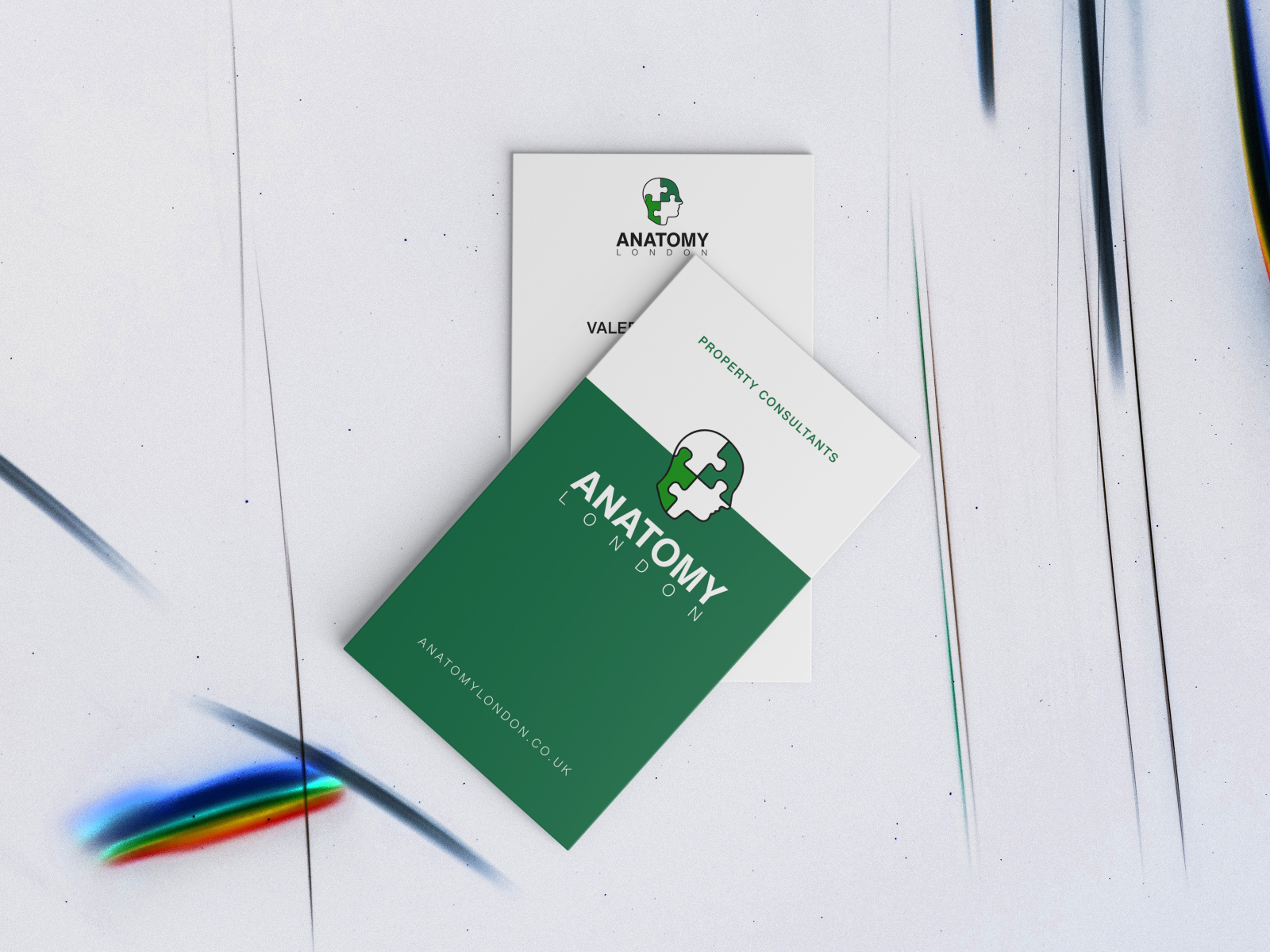 Anatomy London Business Card Design by Deivid Cole on Dribbble