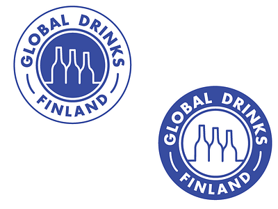Global Drinks Finland Logo Re-design alcohol branding logos