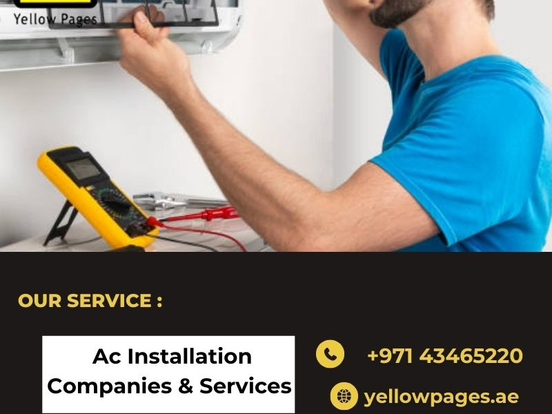 List of Ac Installation Companies & Services in UAE by Daniel robinson on Dribbble