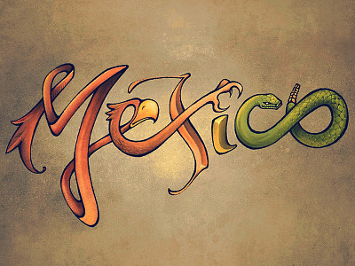 Mexico Lettering lettering