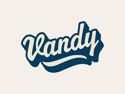Random Logo Club #10 | Vandy 70s sports sports logo vibe wordmark