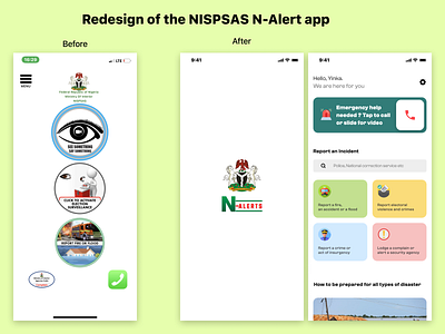 Design a government app interface