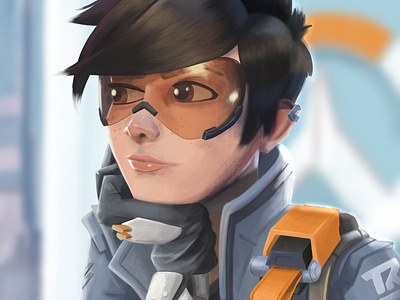 Tracer (Overwatch) Fanart by PixSmite on Dribbble