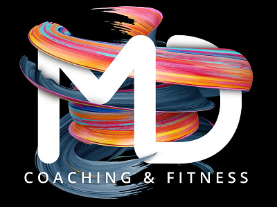 MD Coaching & Fitness 3d art branding color colors colour colourpallet design digital drawing graphic illustration light logo typography