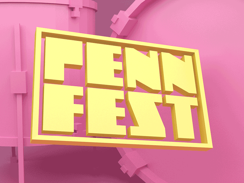 Penn Fest 3d art branding color colour colourpallet design digital drawing graphic illustration light logo typography