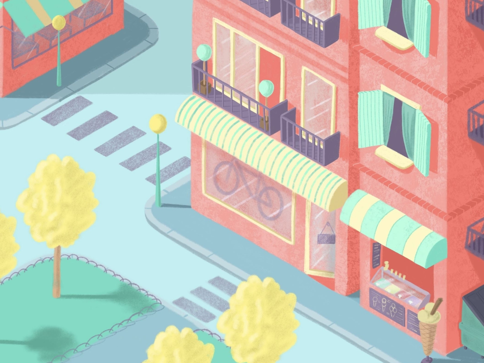 Setting The Scene By Tom Par On Dribbble