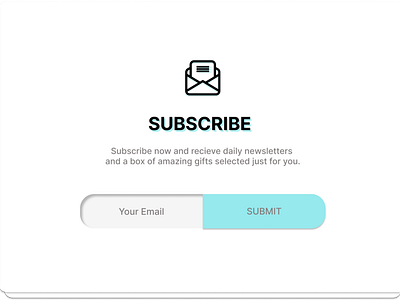 #DailyUI  Day 026 Subscribe