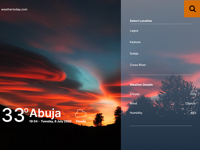 #DailyUI  Day 037 Weather