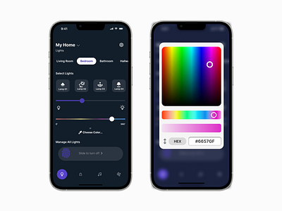 #DailyUI Day 060 Color Picker app design ui ux