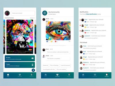 Praise Social App for Creative Artists