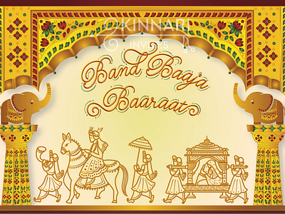 Band Baaja Baaraat- Royal Indian wedding invitation