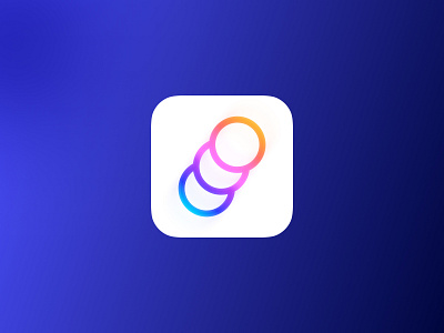 Blend Editor App Icon app icon blend blending branding circles gradient icon logo product ui