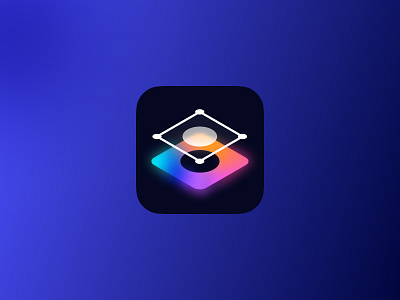 CutOut Photos App Icon app icon application appstore background eraser cutouts gradient icon logo product remove background ui