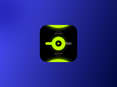 Video Compressor App Icon app icon app logo application compress compression compressor design gradient green icon illustration product ui video
