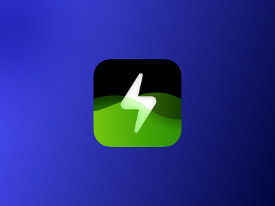 Charger Play App Icon aimation app icon application battery battery animation charger charging charging animation gradient icon live animation logo product