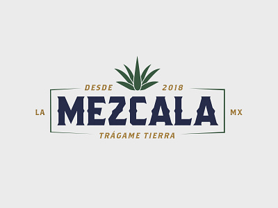 Mezcala Logotype art brand branding design illustration logo logotype mexico tipografia typography zapopan