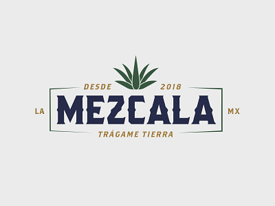 Mezcala Logotype art brand branding design illustration logo logotype mexico tipografia typography zapopan