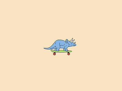 Dinosaur on a Pennyboard